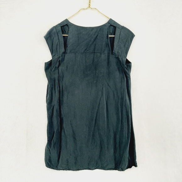 Anthropologie Maeve Ally Tunic Black Cutouts Summer Lagenlook Top P2952 - Picture 5 of 10